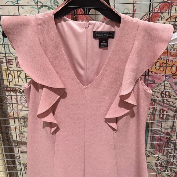 Jessica Howard lined light pink women’s size 4 Petite dress with pockets‎ - Picture 3 of 13
